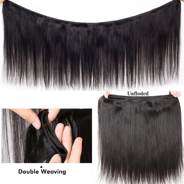 Top Quality Factory Price 100% Raw Burmese/Indian virgin Double Drawn Natural Straight Hair Bundles Buy Now To Get Discount